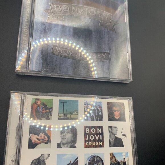 2ct Bon Jovi Crush & New Jersey CDs GREAT CONDITION - Picture 1 of 7